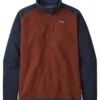 Patagonia Better Sweater 1/4-Zip Fleece - Barn Red W/New Navy 2 Patagonia Better Sweater 1/4-Zip Fleece - Barn Red W/New Navy -Fatbuddha Store better sweater 1 4 zip fleece barn red w new navy p31036 106859 medium