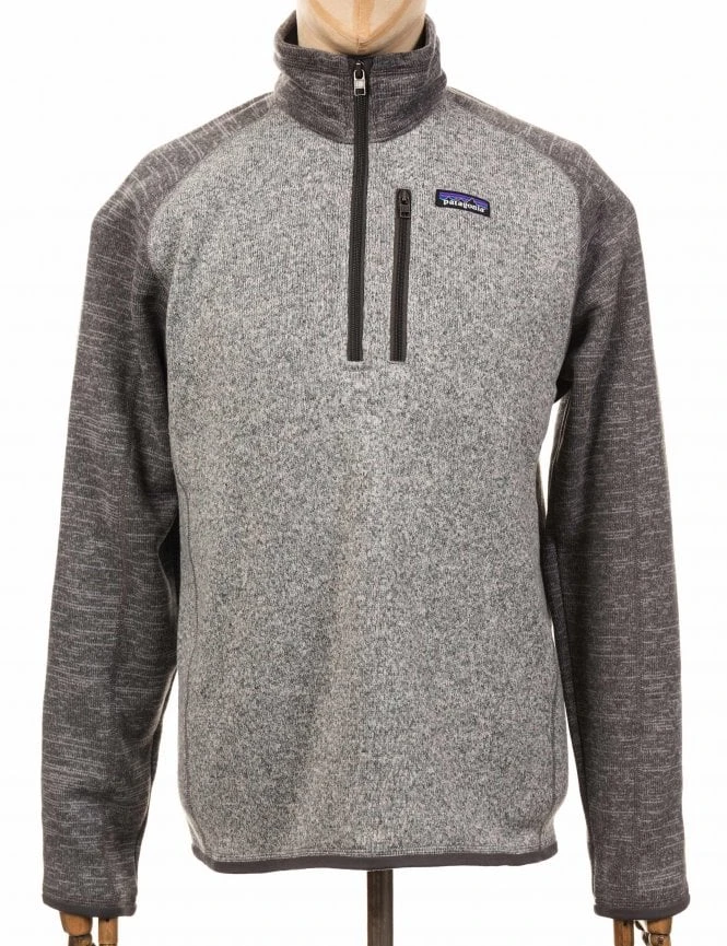 Patagonia Better Sweater 1/4-Zip Fleece - Nickel W/Forge Grey 3 Patagonia Better Sweater 1/4-Zip Fleece - Nickel W/Forge Grey