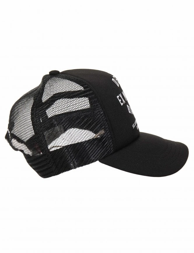Deus Ex Machina Biarritz Address Trucker Hat - Black & White Mesh Snapback 6 Deus Ex Machina Biarritz Address Trucker Hat - Black & White Mesh Snapback - Image 4