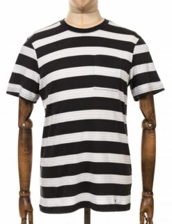 Binder Stripe Tee - Black Fade