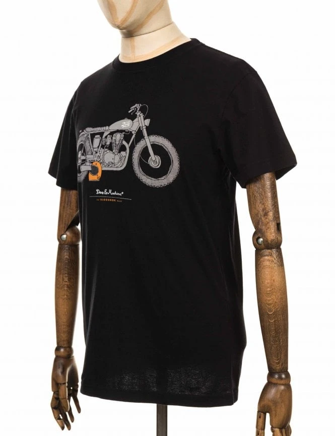 Deus Ex Machina Bloodnok Tee - Black 6 Deus Ex Machina Bloodnok Tee - Black - Image 4