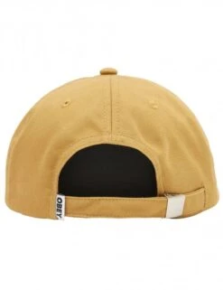 Obey Clothing Brown Butter Bold Twill – Embroidered Logo Flat Brim 6 Panel Strapback Hat -Fatbuddha Store bold twill 6 panel strapback hat brown butter p35529 120727 medium