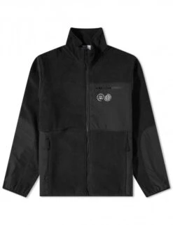 Borg Zip Fleece - Black