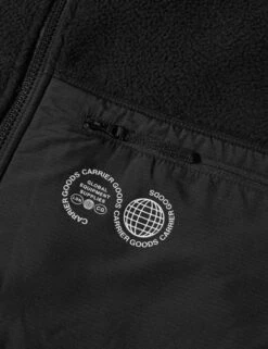 Borg Zip Fleece - Black 7 Borg Zip Fleece - Black -Fatbuddha Store borg zip fleece black p35243 118230 medium