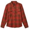 Brixton Bowery Flannel Shirt - Barn Red/Bison -Fatbuddha Store bowery flannel shirt barn red bison p36585 123550 medium