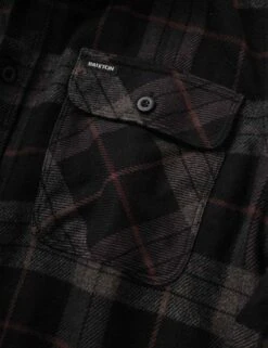 Brixton Bowery Flannel Shirt - Black/Charcoal 10 Brixton Bowery Flannel Shirt - Black/Charcoal -Fatbuddha Store bowery flannel shirt black charcoal p36582 123535 medium