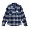 Brixton Bowery Flannel Shirt - Moonlight Ocean/Grey 1 Brixton Bowery Flannel Shirt - Moonlight Ocean/Grey -Fatbuddha Store bowery flannel shirt moonlight ocean grey p34208 114974 medium
