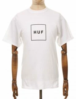 HUF Box Logo Tee - White