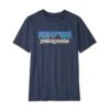 Patagonia Boys' Regenerative Organic Cotton P-6 Logo Tee - New Navy 1 Patagonia Boys' Regenerative Organic Cotton P-6 Logo Tee - New Navy -Fatbuddha Store boys regenerative organic cotton p 6 logo tee new navy p33090 111944 medium
