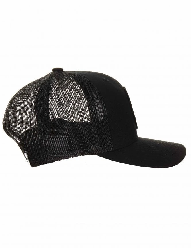 Salty Crew Bruce Black Retro Trucker Hat – Shark Patch Curved Bill Mesh Back Snapback 6 Salty Crew Bruce Black Retro Trucker Hat – Shark Patch Curved Bill Mesh Back Snapback - Image 4
