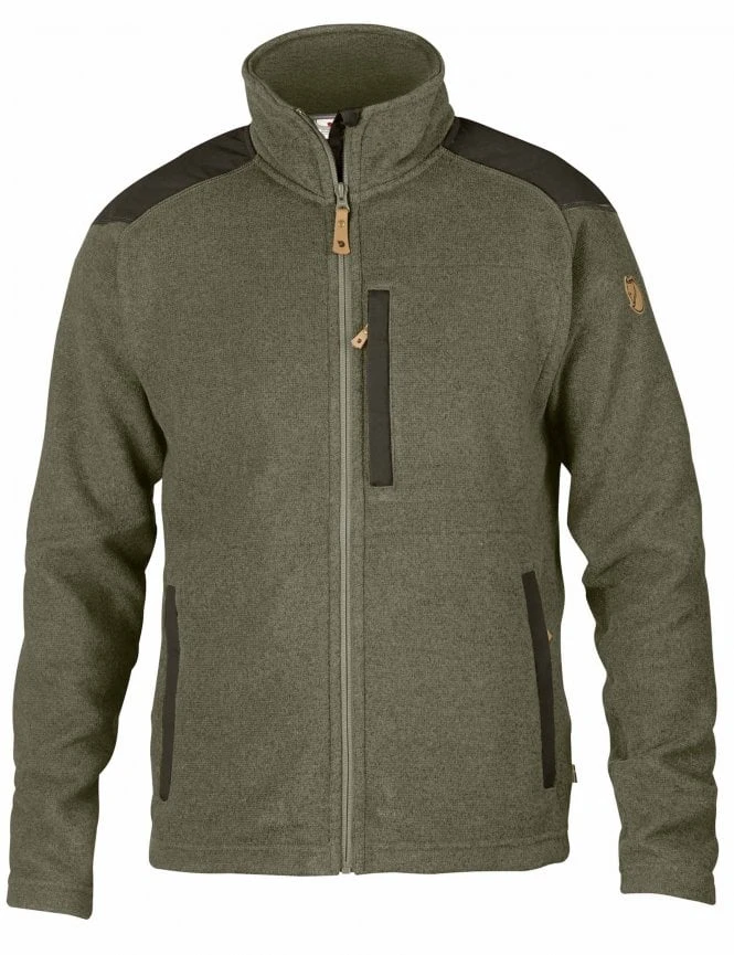 Fjallraven Buck Fleece Jacket - Laurel Green-Deep Forest 3 Fjallraven Buck Fleece Jacket - Laurel Green-Deep Forest