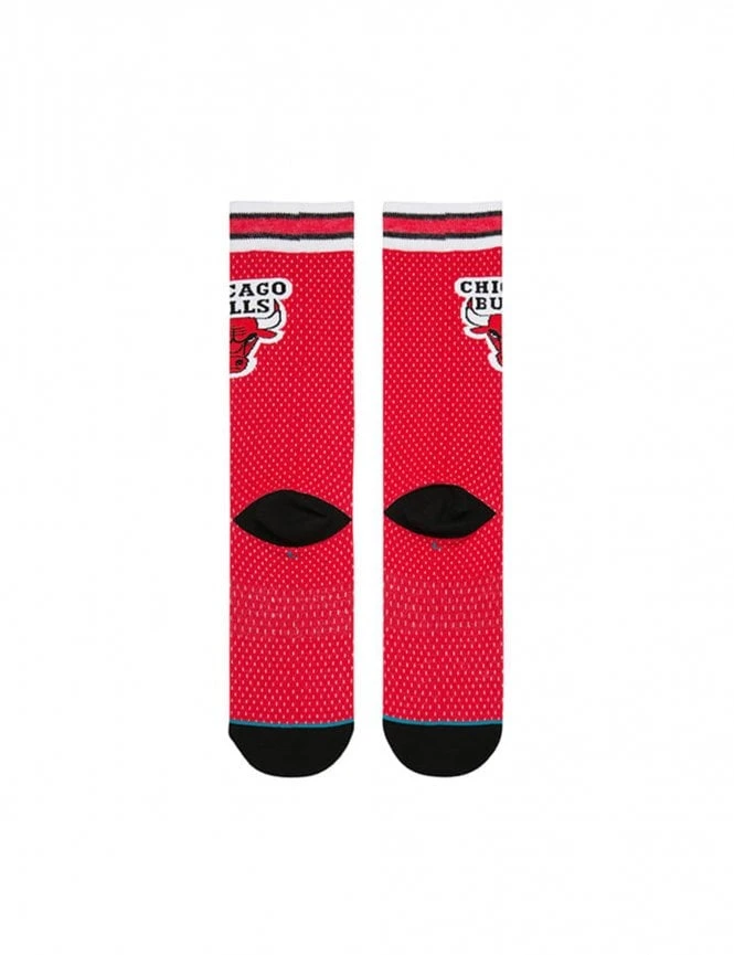 Chicago Bulls Red Jersey Stripe Crew Socks – Stance NBA Collection 5 Chicago Bulls Red Jersey Stripe Crew Socks – Stance NBA Collection - Image 3