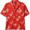 Brixton Bunker Slub Woven Shirt - Aloha Red 1 Brixton Bunker Slub Woven Shirt - Aloha Red -Fatbuddha Store bunker slub woven shirt aloha red p35123 123538 medium