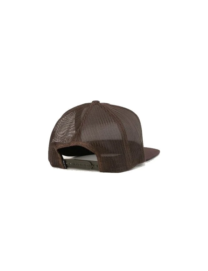 Dark Seas Busta Brown with Cream Mesh – Nautical Patch 5-Panel Snapback Trucker Hat 4 Dark Seas Busta Brown with Cream Mesh – Nautical Patch 5-Panel Snapback Trucker Hat - Image 2