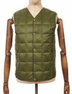 Button Down Vest - Olive