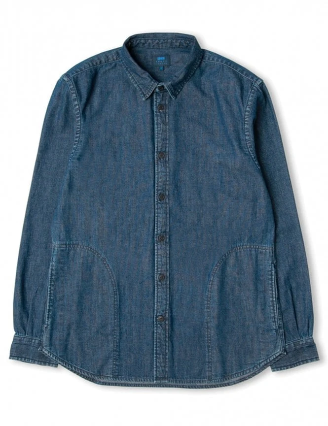 Cadet Shirt - Blue Mid Stone Wash 3 Cadet Shirt - Blue Mid Stone Wash