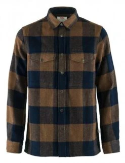 Fjallraven Canada Shirt - Chestnut/Dark Navy
