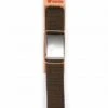 Fjallraven Canvas Belt - Dark Olive - Durable Webbing with Embossed Fox Logo