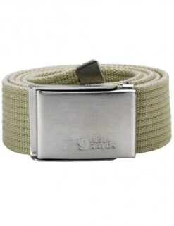 Fjallraven Canvas Belt Light Khaki - Adjustable Military Style Webbing Belt