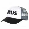 Deus Ex Machina Caps Trucker Hat - Black/Grey -Fatbuddha Store caps trucker hat black grey p21543 79396 medium