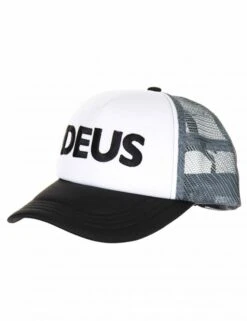 Deus Ex Machina Black and Grey – Classic Logo Curved Bill Trucker Hat