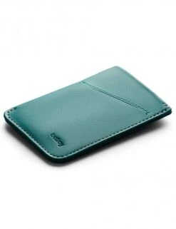 Bellroy Card Sleeve Wallet - Teal Leather Minimalist Slim Card Holder