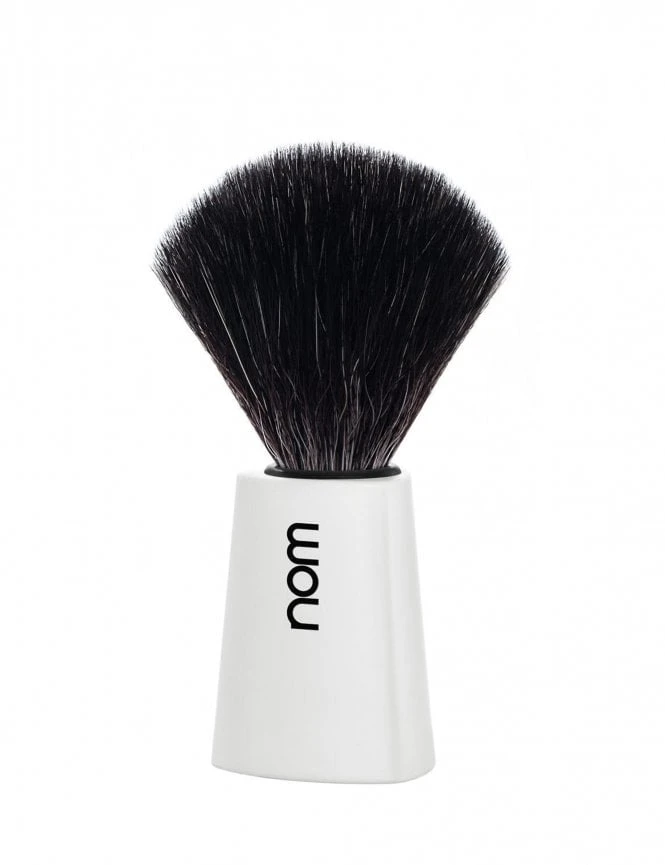 Carl Black Fibre Shaving Brush - White 4 Carl Black Fibre Shaving Brush - White - Image 2