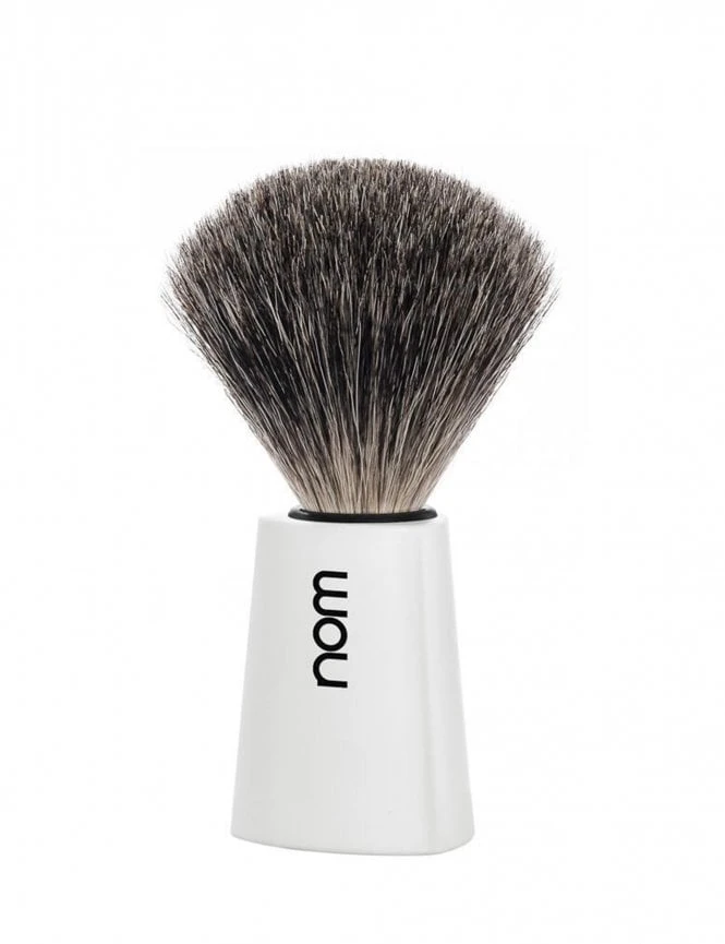 Carl Pure Badger Shaving Brush - White 3 Carl Pure Badger Shaving Brush - White