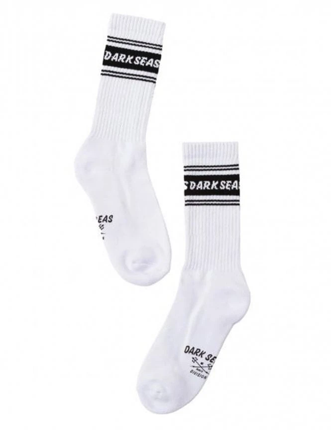 Dark Seas Carmel Socks White - Premium Cotton Blend Crew Socks 3 Dark Seas Carmel Socks White - Premium Cotton Blend Crew Socks