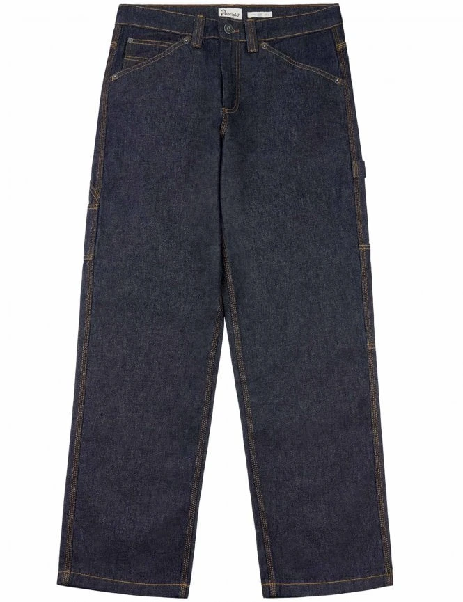 Penfield Carpenter Denim Trousers - Blue Rinsed 3 Penfield Carpenter Denim Trousers - Blue Rinsed
