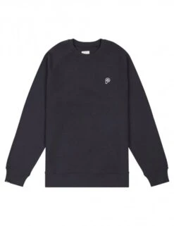Penfield Chest Bear Badge Crew Sweat - Ebony