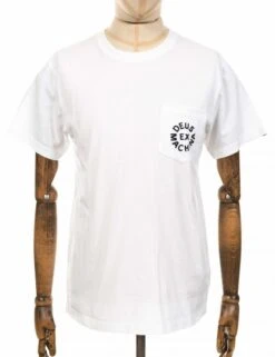 Deus Ex Machina Circle Logo Pocket Tee - White