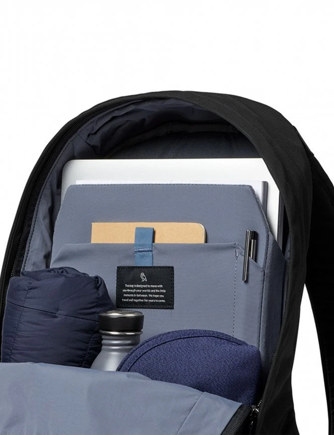 Bellroy Classic 20L Backpack - Black Recycled Fabric Everyday Carry 8 Bellroy Classic 20L Backpack - Black Recycled Fabric Everyday Carry - Image 6