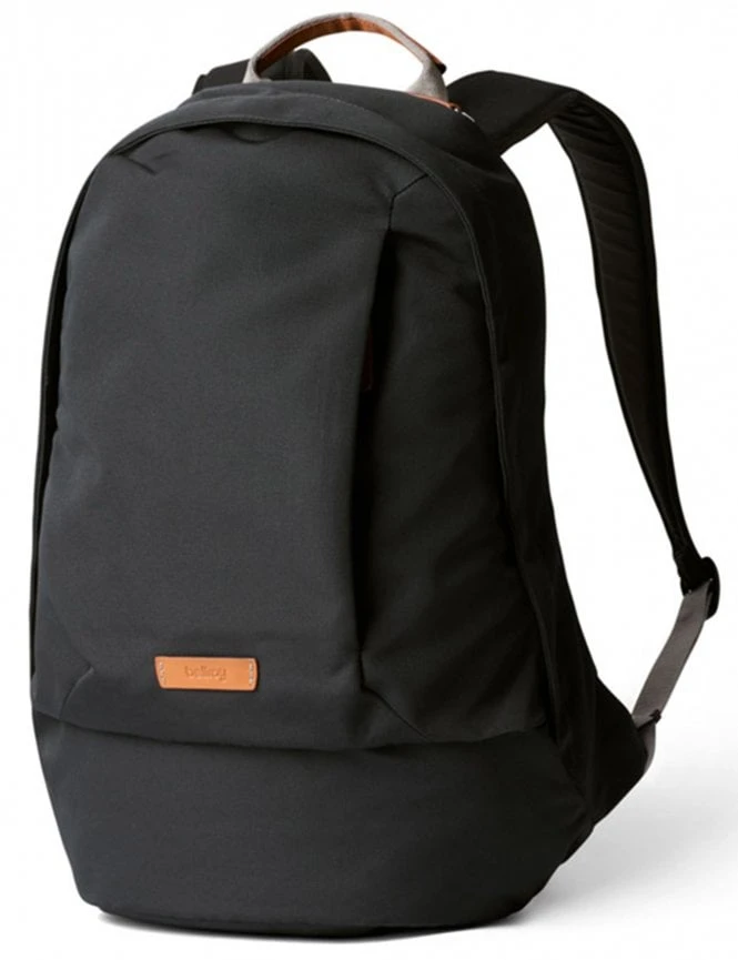 Bellroy Classic Backpack 20L - Slate Grey Woven Fabric & Leather Detail 3 Bellroy Classic Backpack 20L - Slate Grey Woven Fabric & Leather Detail