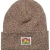 Ben Davis Brown Marled Classic Logo Beanie Hat – Durable Cuffed Workwear Style -Fatbuddha Store classic logo beanie hat brown marled p31077 106895 medium