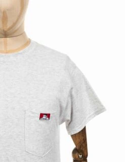 Classic Patch Logo Pocket Tee - Ash Grey -Fatbuddha Store classic patch logo pocket tee ash grey p18311 71946 medium