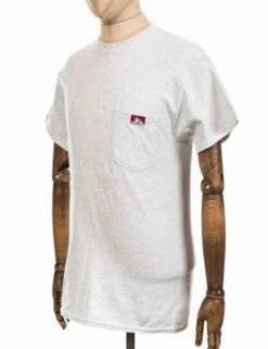 Classic Patch Logo Pocket Tee - Ash Grey -Fatbuddha Store classic patch logo pocket tee ash grey p18311 71947 medium