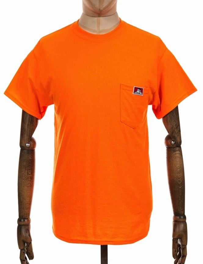Classic Patch Logo Pocket Tee - Orange 3 Classic Patch Logo Pocket Tee - Orange