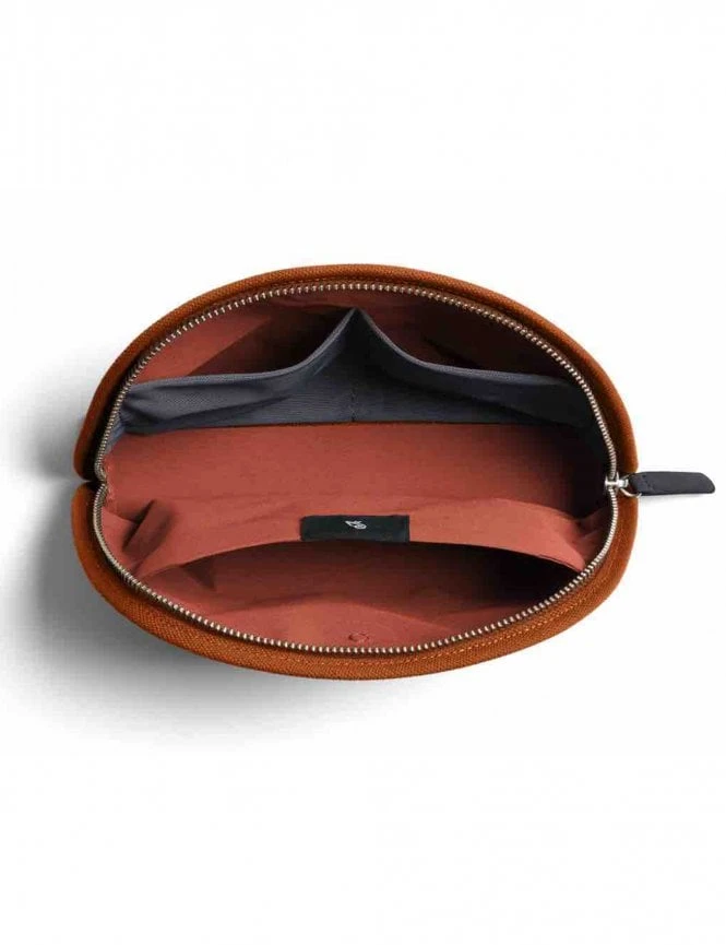 Bellroy Classic Pouch – Bronze Recycled Fabric Slim EDC Accessory Organizer 5 Bellroy Classic Pouch – Bronze Recycled Fabric Slim EDC Accessory Organizer - Image 3