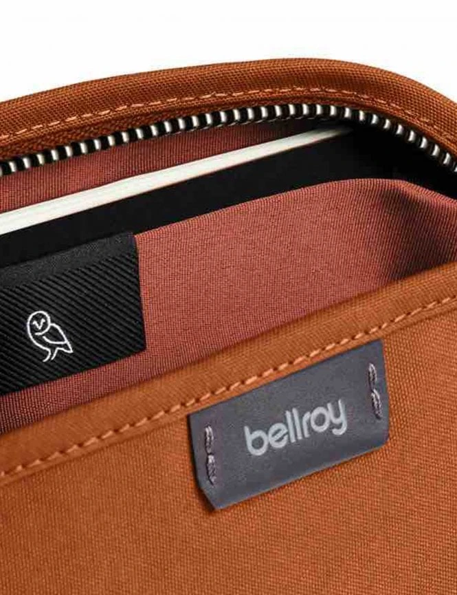Bellroy Classic Pouch – Bronze Recycled Fabric Slim EDC Accessory Organizer 6 Bellroy Classic Pouch – Bronze Recycled Fabric Slim EDC Accessory Organizer - Image 4