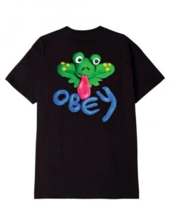 Obey Clothing Clay Frog Tee - Black