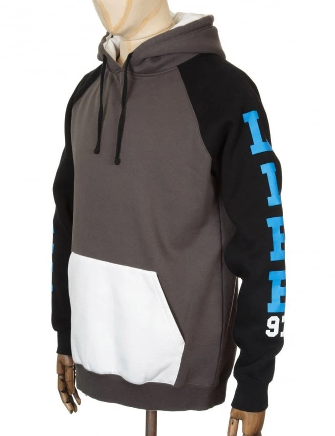 Climber Hooded Sweat - Charcoal/White 8 Climber Hooded Sweat - Charcoal/White - Image 6
