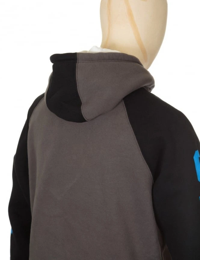 Climber Hooded Sweat - Charcoal/White 10 Climber Hooded Sweat - Charcoal/White - Image 8