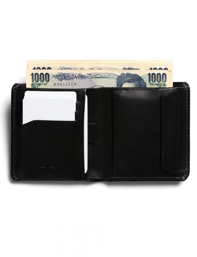 Bellroy Black Leather Coin Wallet – Premium Bifold with Magnetic Closure 4 Bellroy Black Leather Coin Wallet – Premium Bifold with Magnetic Closure - Image 2