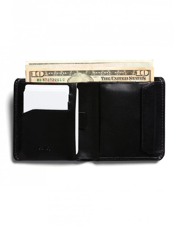 Bellroy Black Leather Coin Wallet – Premium Bifold with Magnetic Closure 5 Bellroy Black Leather Coin Wallet – Premium Bifold with Magnetic Closure - Image 3