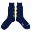 Rostersox College By X Navy & Yellow – Collegiate Ribbed Crew Socks -Fatbuddha Store college by x y navy p34389 115230 medium