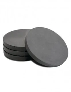 Concrete Coasters (4 Pack) – Hand-Poured Grey Minimalist Stone Set