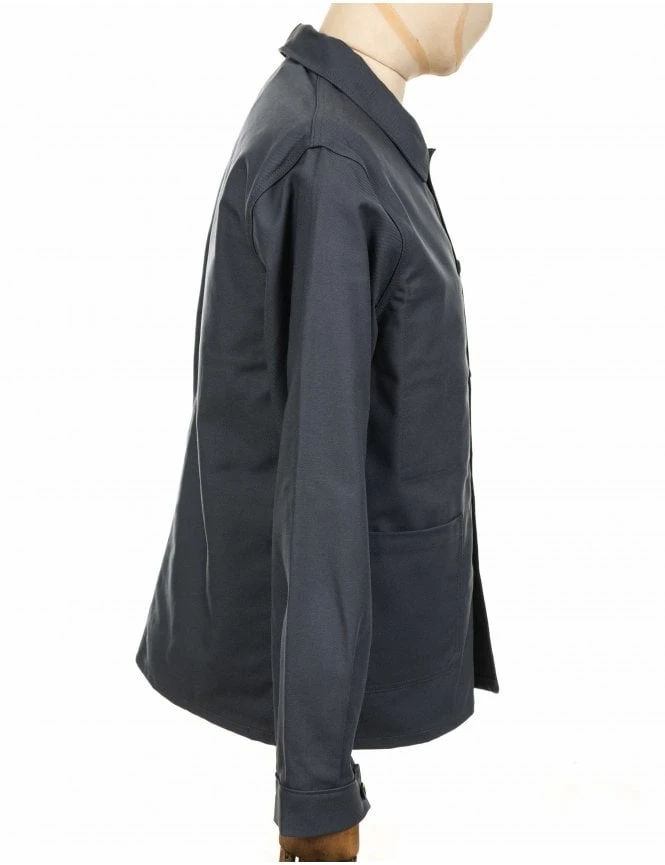 Cotton Drill Work Jacket - Grey 7 Cotton Drill Work Jacket - Grey - Image 5