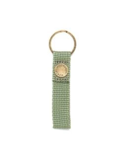 Deus Ex Machina Cristoff Key Fob - Clover Green Webbing Swivel Hook