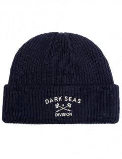 Dark Seas Cruiser Beanie Hat in Plum – Waffle Knit Cuffed Winter Hat